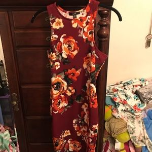 Floral bodycon dress